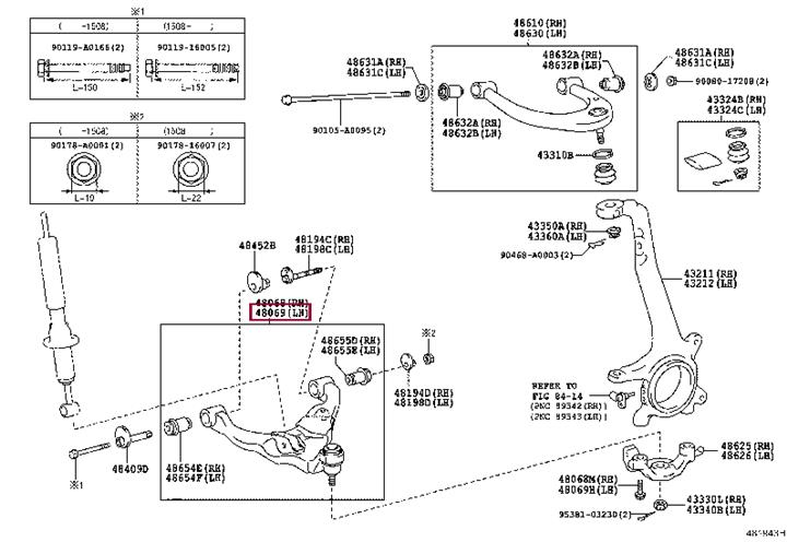 Toyota 4806904050 Auto part 4806904050 4806904050 Toyota Auto part