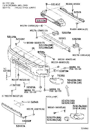 Buy Toyota 53112-35030 at a low price in United Arab Emirates!