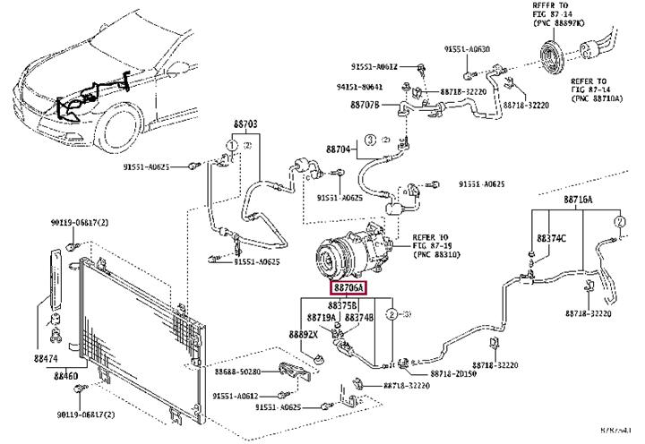 8870650010 Toyota Coolant pipe
