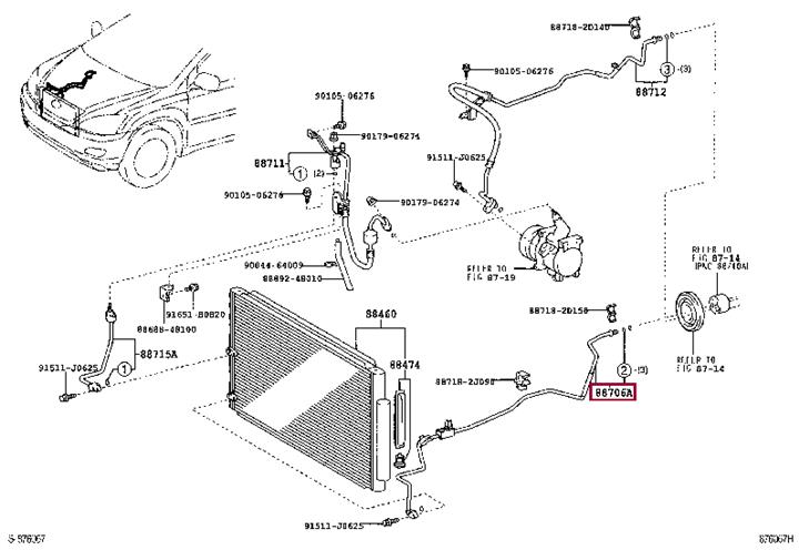 8871048151 Toyota Air duct