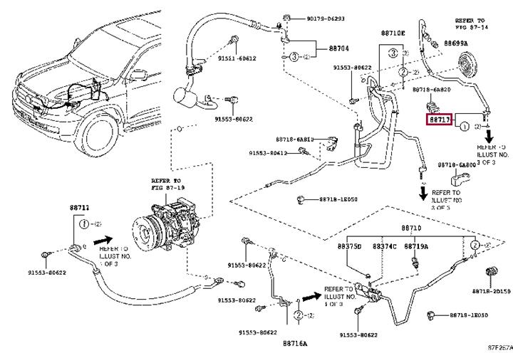 887176B130 Toyota Coolant pipe
