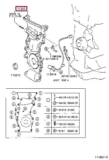 1131028081 Toyota Auto part