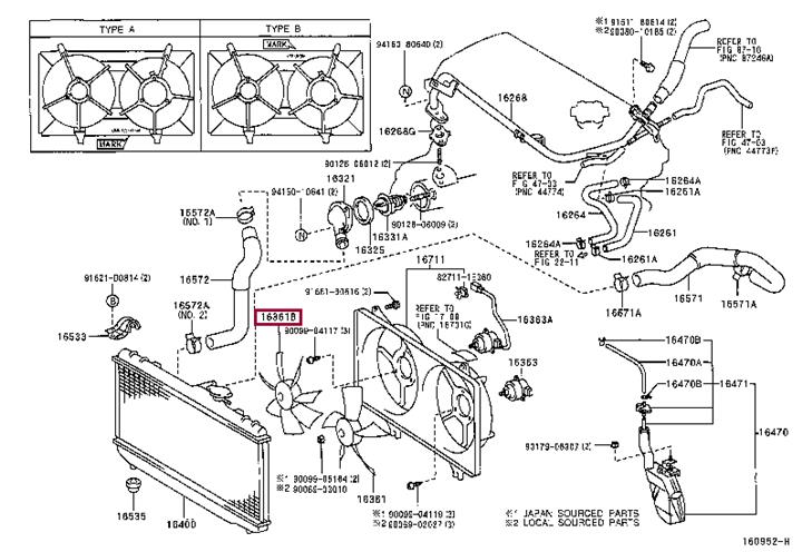 Toyota 16361-22080 Fan, no.2 1636122080 1636122080 Toyota Fan, no.2