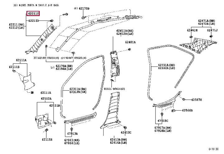 6221706010 Toyota Clip