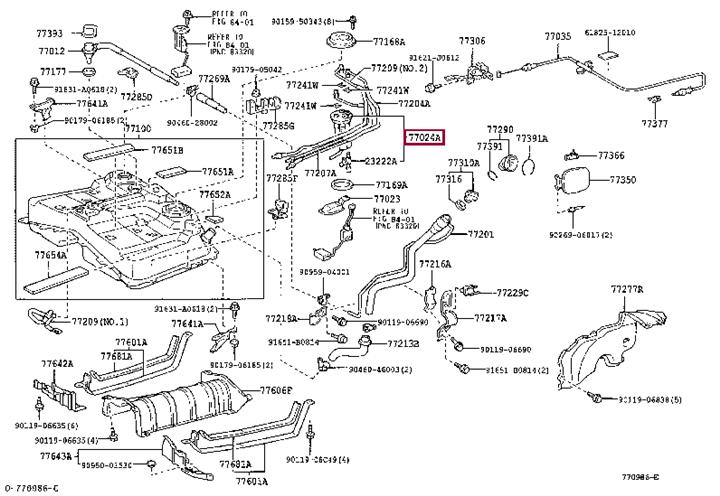 7702442030 Toyota Fuel pump