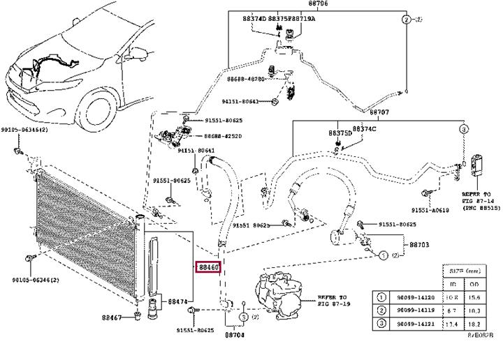 8846048170 Toyota AC Condenser