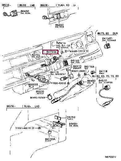 9098116020 Toyota Halogen lamp 12V