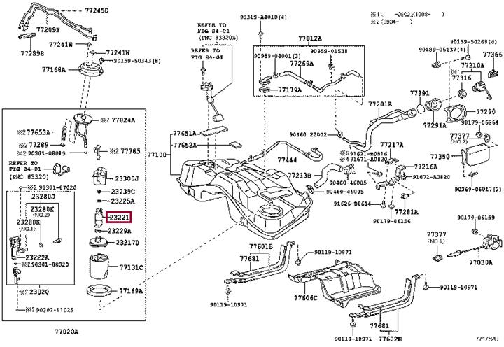 2322131340 Toyota Fuel pump