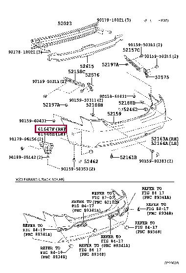 6164733040 Toyota REINFORCEMENT, WHEEL