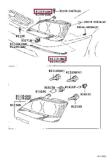 Buy Toyota 81110-48031 at a low price in United Arab Emirates!
