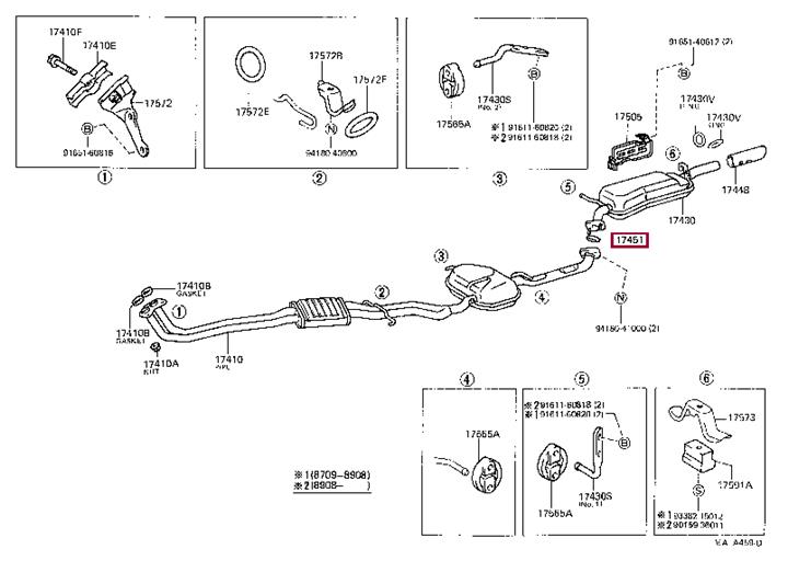 Toyota 90917-06049 O-ring exhaust system 9091706049