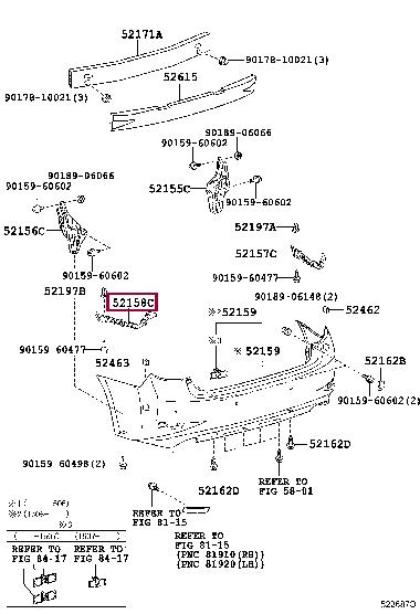 Buy Toyota 52158-33030 at a low price in United Arab Emirates!