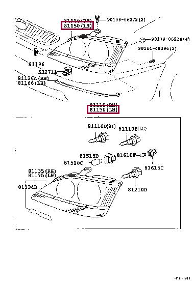 Buy Toyota 81150-48031 at a low price in United Arab Emirates!