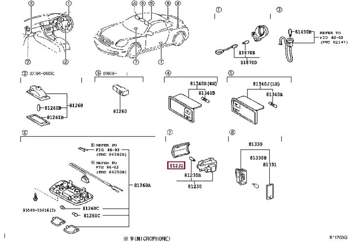 8123150050 Toyota Auto part
