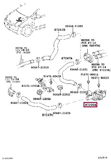 Toyota 87200-47030 ACCESSORY ASSY, 8720047030 8720047030 Toyota ACCESSORY ASSY,