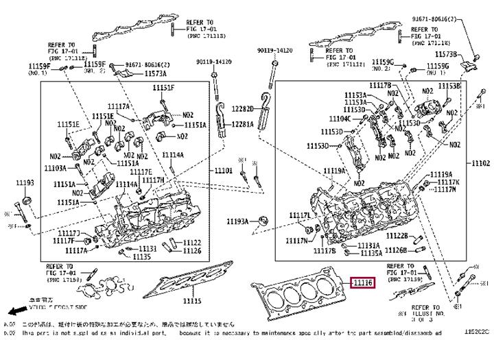 Buy Toyota 11116-38010 at a low price in United Arab Emirates!