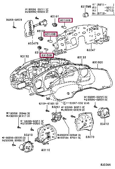 8311924070 Toyota Halogen lamp