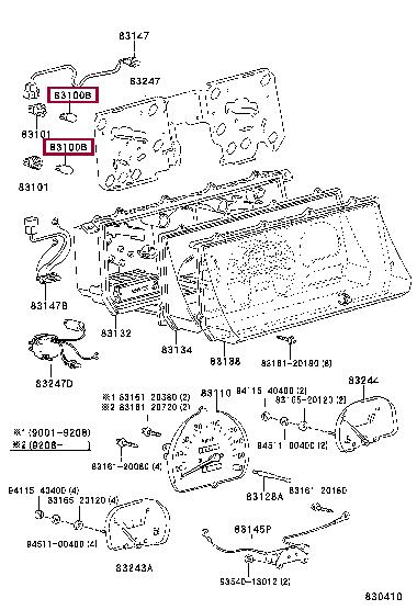 8311936020 Toyota Halogen lamp 12V