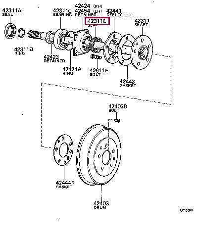 Toyota 90313-48001 Gasket 9031348001 9031348001 Toyota Gasket