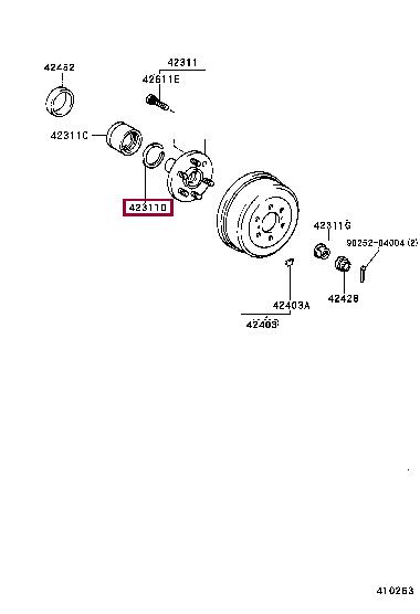 Toyota 90521-93003 Locking Ring 9052193003 9052193003 Toyota Locking Ring