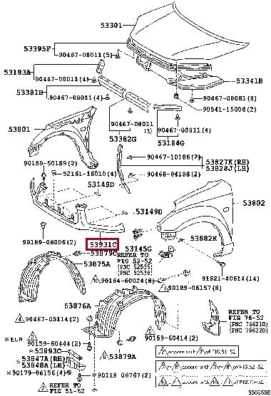 Buy Toyota 53931-42030 at a low price in United Arab Emirates!