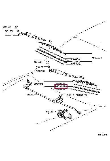 Toyota 8521446010 Auto part 8521446010