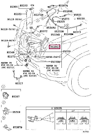 8533660390 Toyota Shield