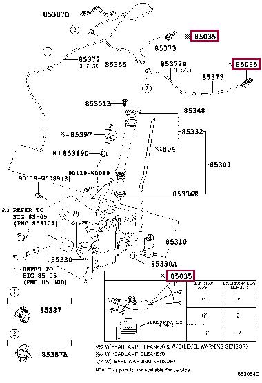 8538112430 Toyota Injector fuel