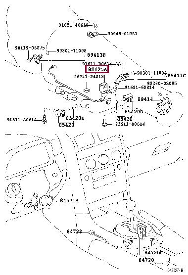 8212522250 Toyota Cable