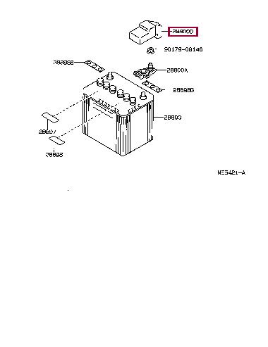 8282135020 Toyota Cover, connector(for battery terminal)
