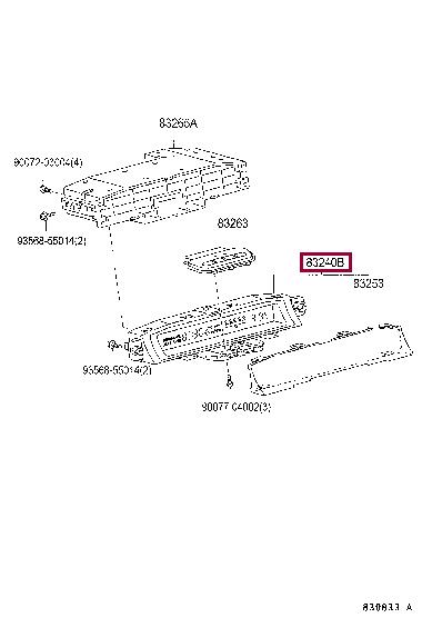 8324060251 Toyota Auto part