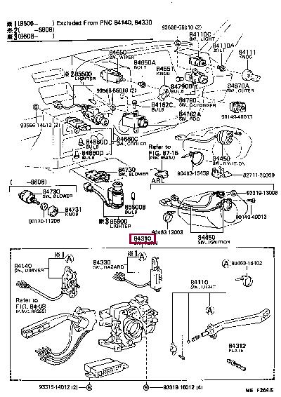 8431017030 Toyota Switch