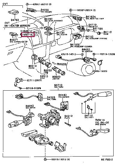 8499910410 Toyota Halogen lamp 12V