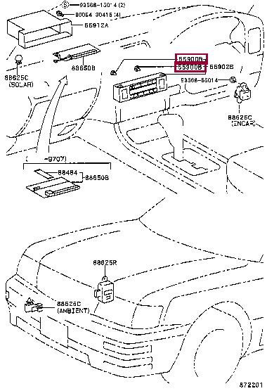 8499960460 Toyota Halogen lamp 12V