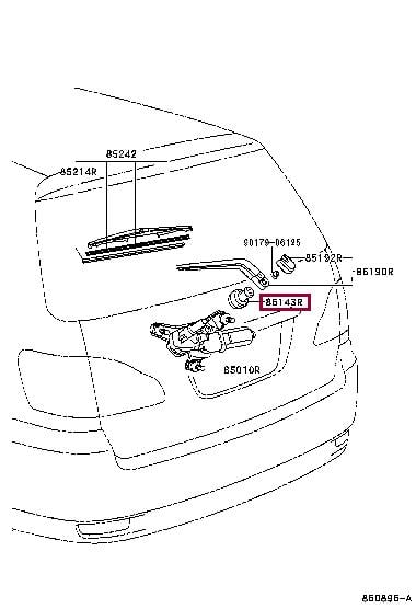 8514360110 Toyota Adapter, tool module
