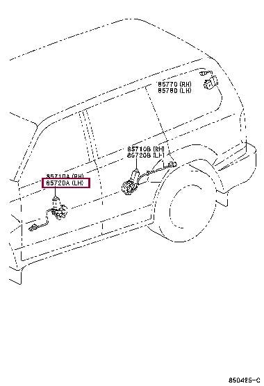8572060130 Toyota Window motor