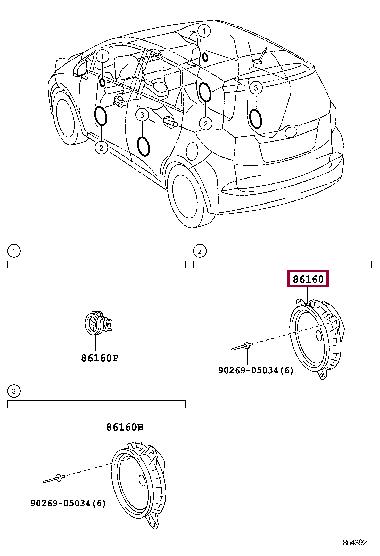 8616052300 Toyota Auto part