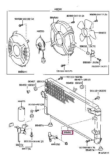 8846018030 Toyota AC Condenser