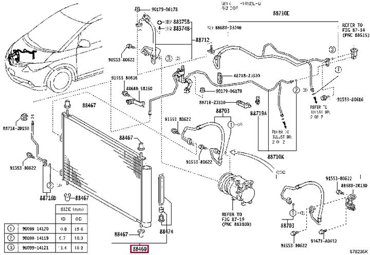 Toyota 88460-28610 Cooler Module 8846028610