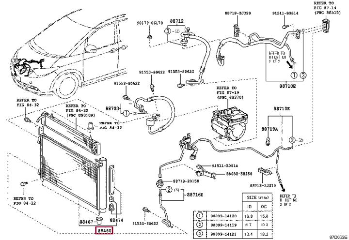 8846028620 Toyota AC Condenser
