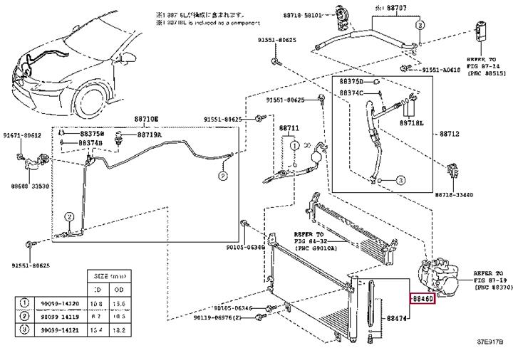 8846033160 Toyota AC Condenser