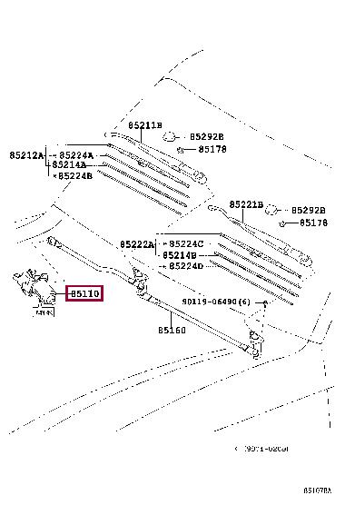 8511060300 Toyota Auto part