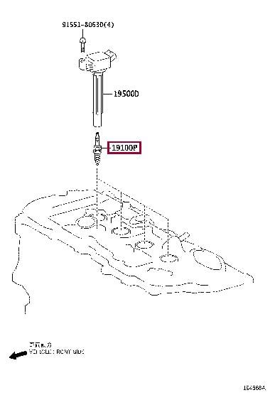 9091901285 Toyota Spark plug