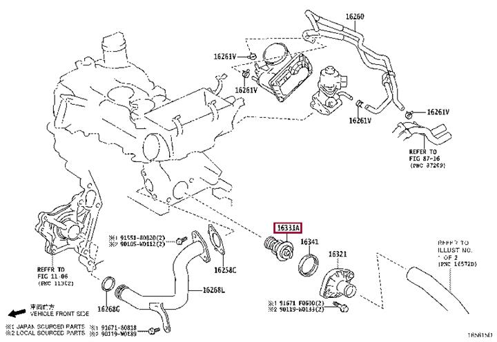 Toyota 90916-03153 Auto part 9091603153 9091603153 Toyota Auto part