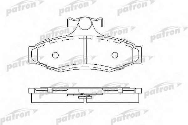 Patron PBP1336 Brake Pad Set, disc brake PBP1336