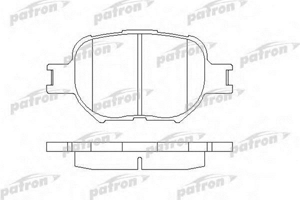 Patron PBP1528 Brake Pad Set, disc brake PBP1528