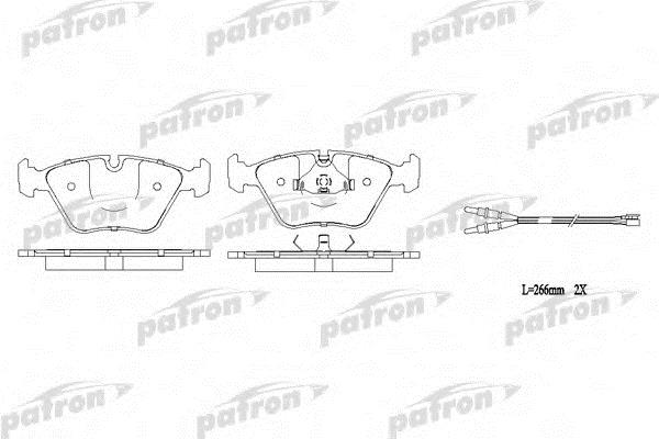 Patron PBP779 Brake Pad Set, disc brake PBP779