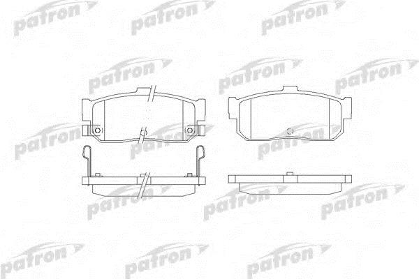 Patron PBP796 Brake Pad Set, disc brake PBP796