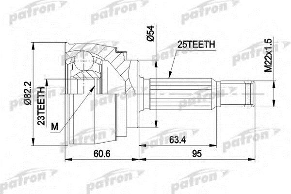 Patron PCV1147 CV joint PCV1147