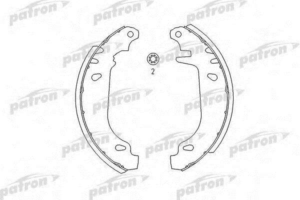 Patron PSP243 Brake shoe set PSP243